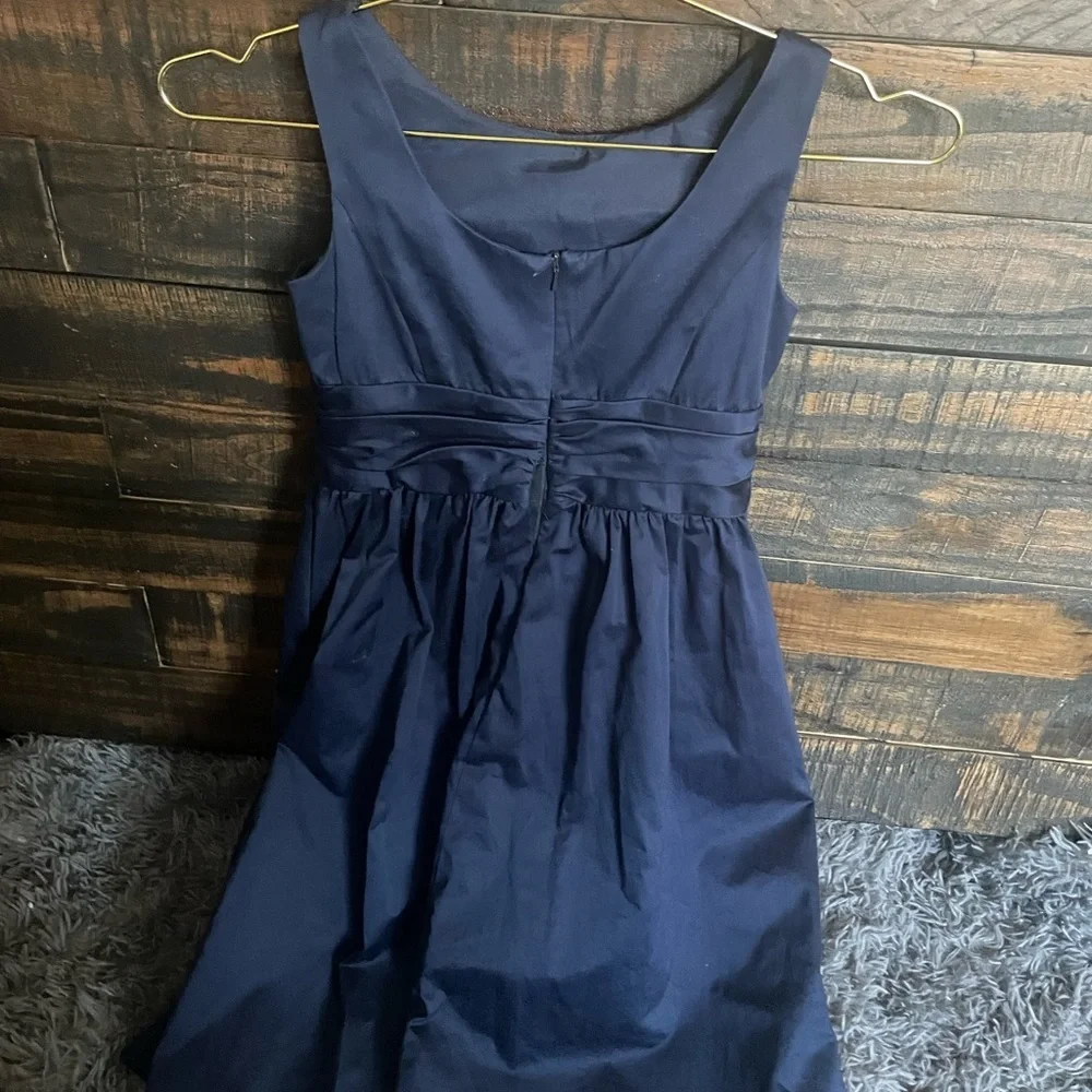 Girls Davids Bridal Marine Blue Flower Girl Dress/Wedding Formal- size 10 - Picture 3 of 6